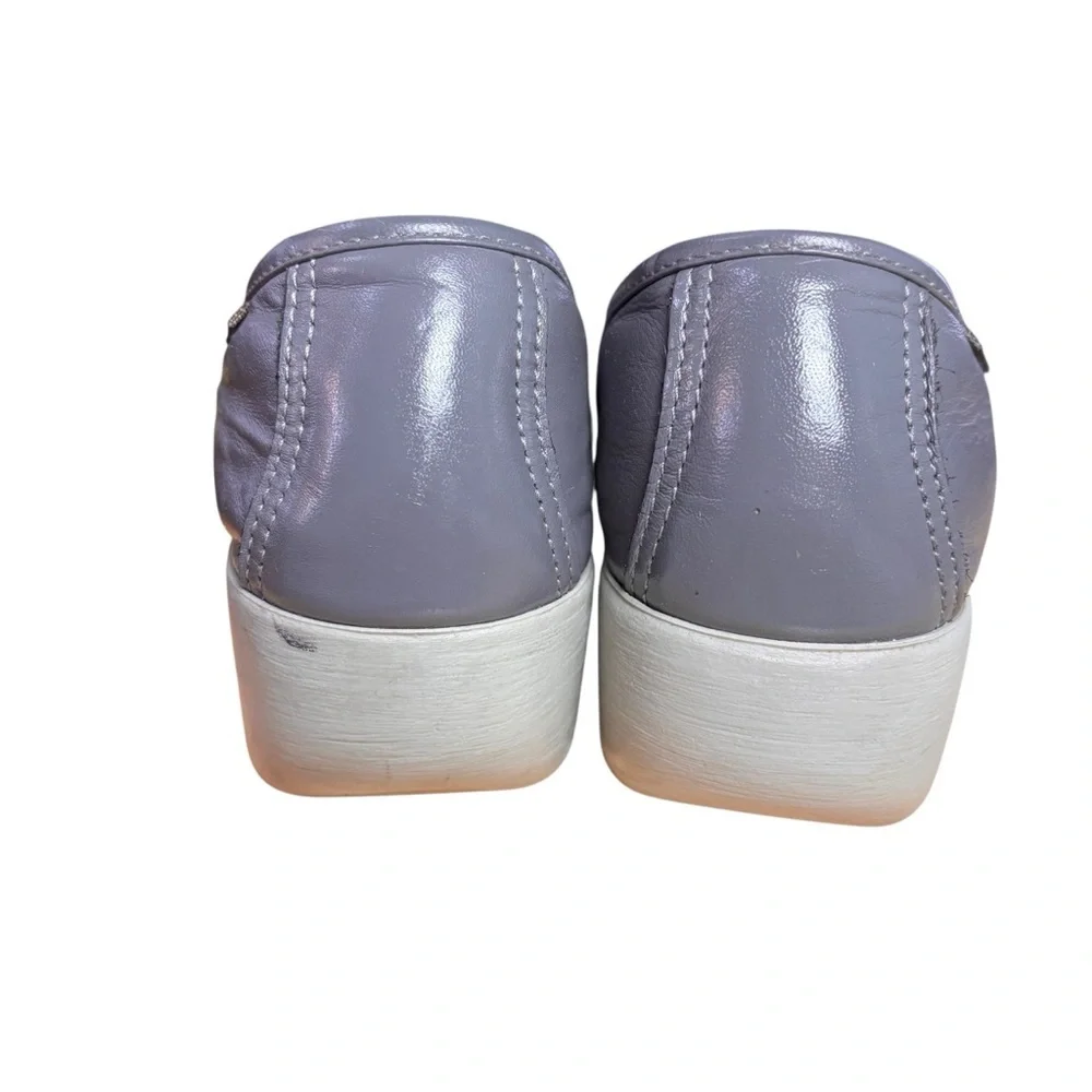 SAS (San Antonio Shoemakers) Tassel Leather Loafer Wedge Shoes in Gray – Sz 8.5M